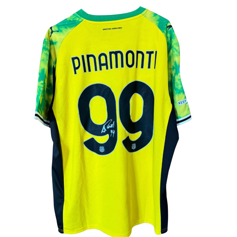 Pinamonti's US Sassuolo Official Shirt, 2025/26 - Signed