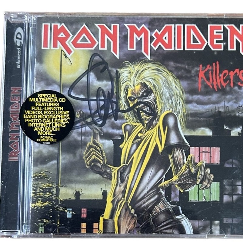 CD autografato di Steve Harris degli Iron Maiden