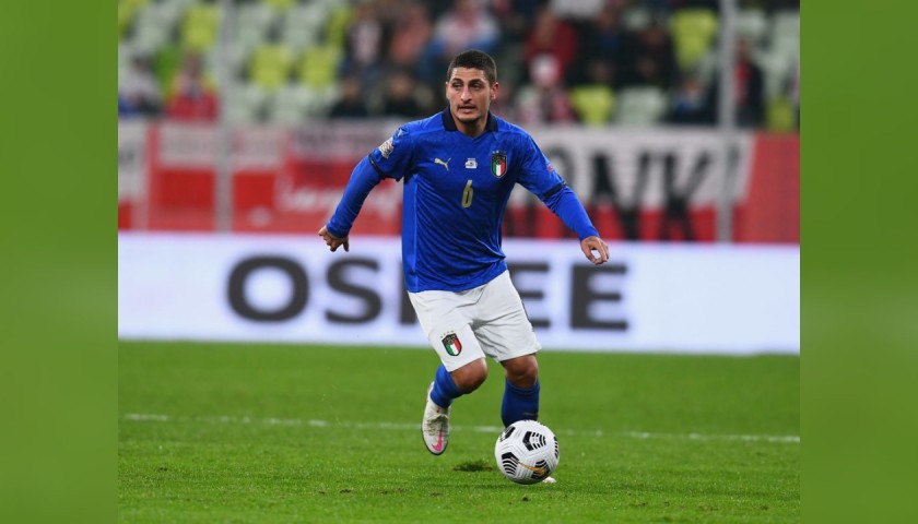 Verratti's Match Shirt, Poland-Italy 2020