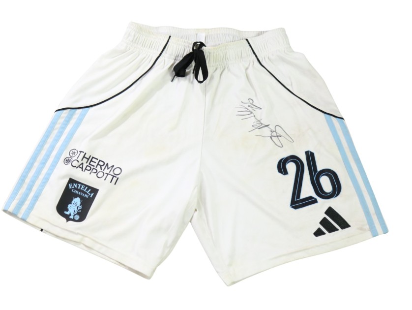 Di Mario's Signed Unwashed Shorts, Virtus Entella vs Carrarese 2026