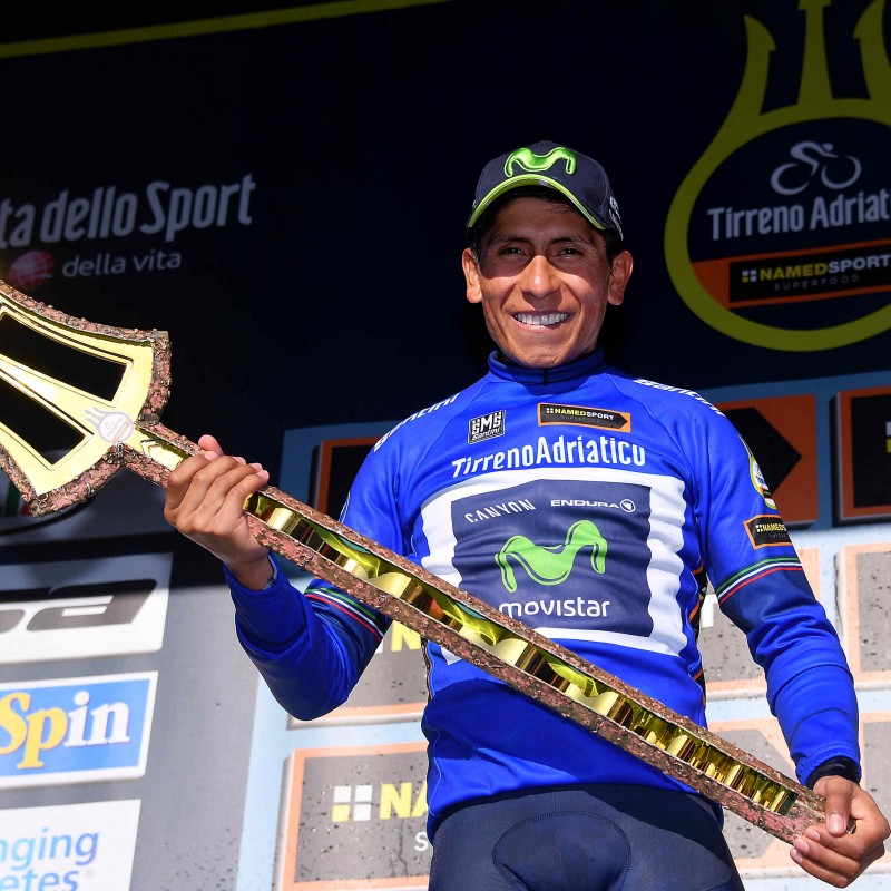 Quintana's 2017 Tirreno-Adriatico Race-Worn Shirt