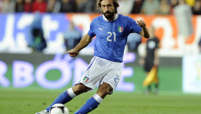 Pirlo's Italy Signed Shirt