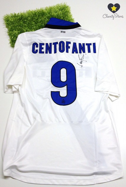 Inter 12/13 match issued shirt for Felice Centofanti - signed