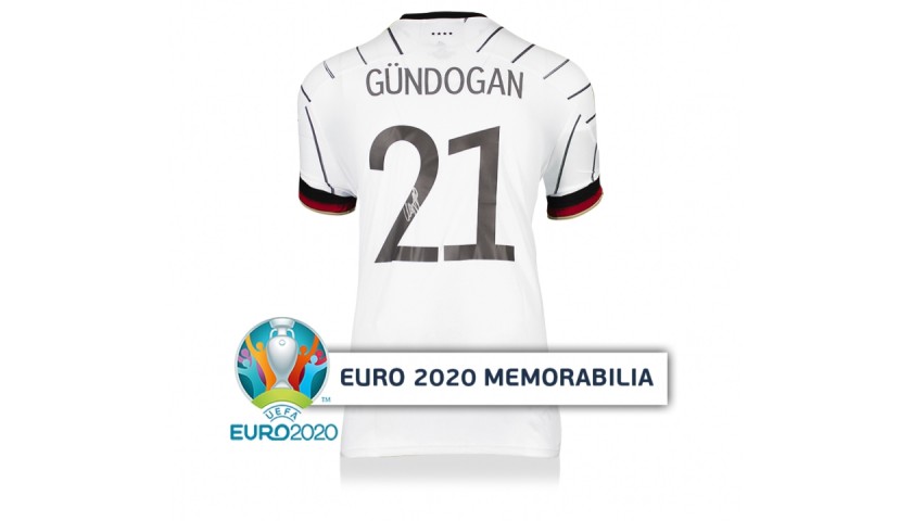 Gundogan's Germany Signed Shirt - Official UEFA EURO 2020