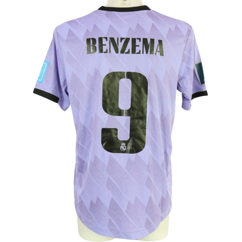 Benzema's Real Madrid Issued Shirt, Club WC 2022