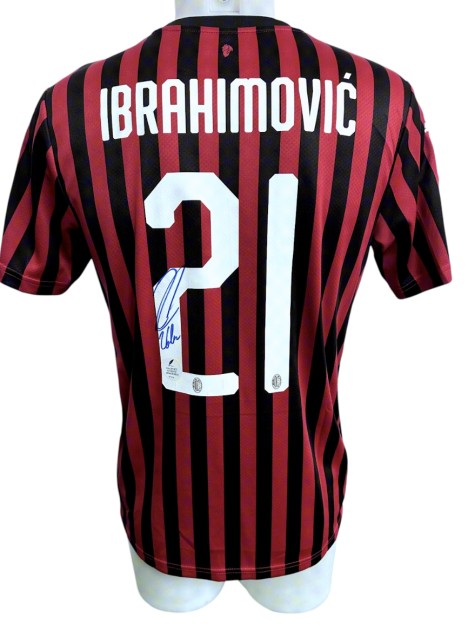 Ibrahimovic's Milan Signed Official Shirt, 2019/20