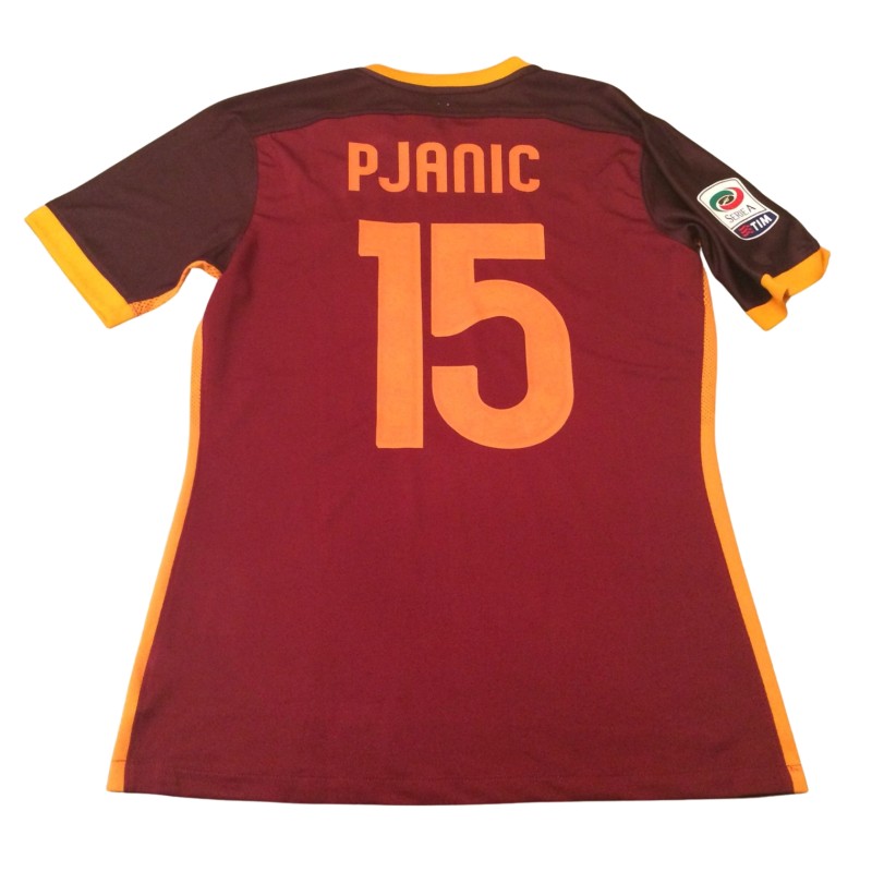 Pjanic's Roma Match-Worn Shirt, 2015/16