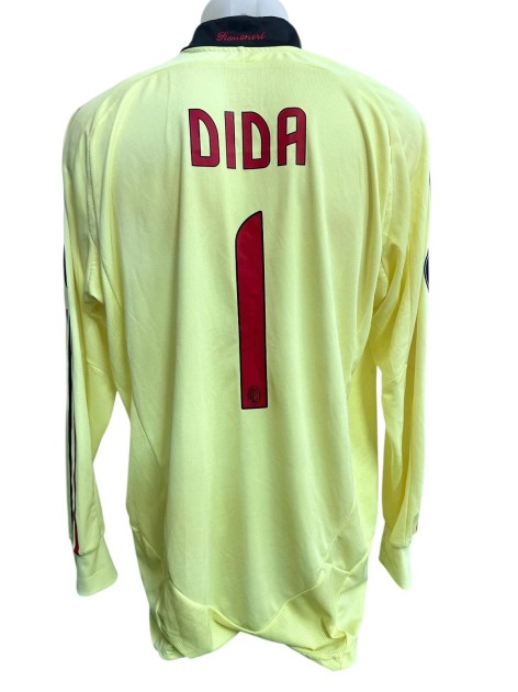 Dida's Milan Match-Worn Shirt, Coppa UEFA 2008/09