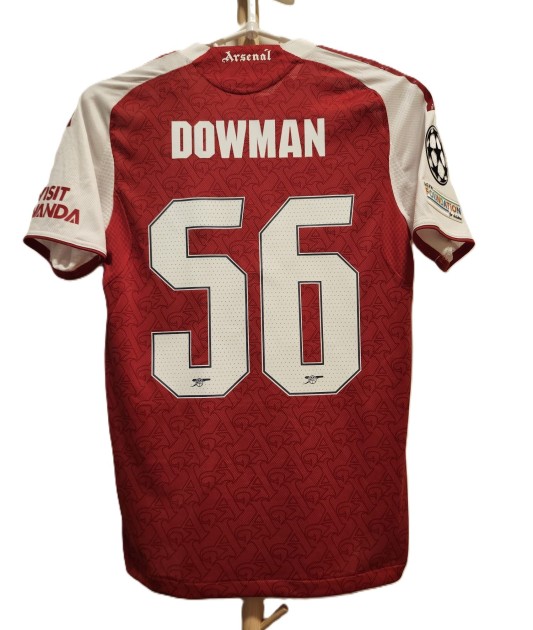 Dowman's Arsenal Champions League Final 2025/26 Match Issued Shirt vs PSG