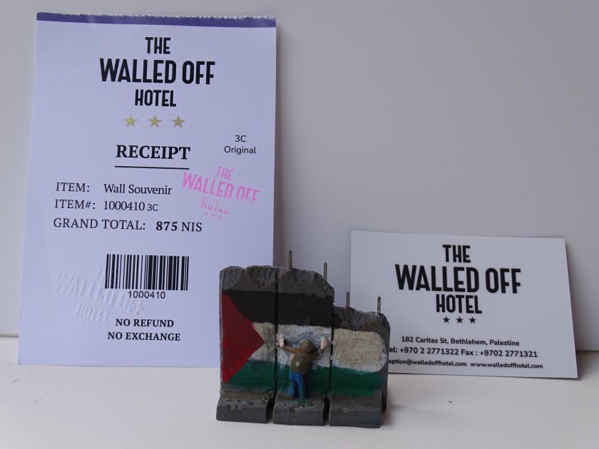 Banksy Sculpture "The Walled Off Hotel"