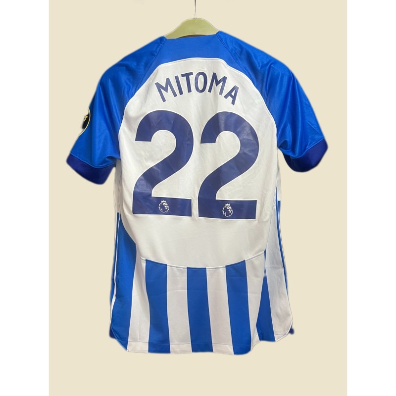 Mitoma's Brighton & Hove Albion FC Premier League Match Poppy Shirt