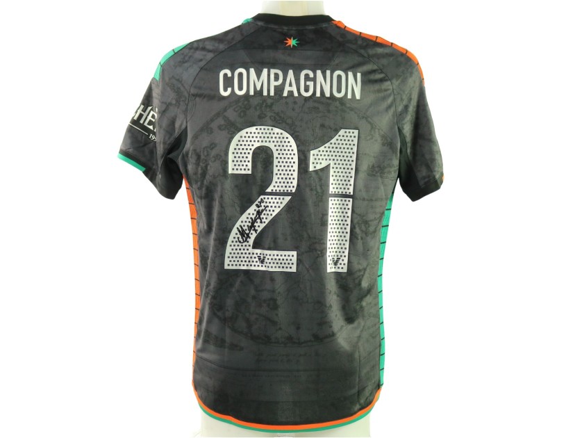 Compagnon's Signed Unwashed Shirt, Hellas Verona vs Venezia Coppa Italia 2025