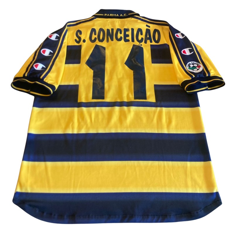 Conceicao's Parma Match-Worn Shirt, 2000/01