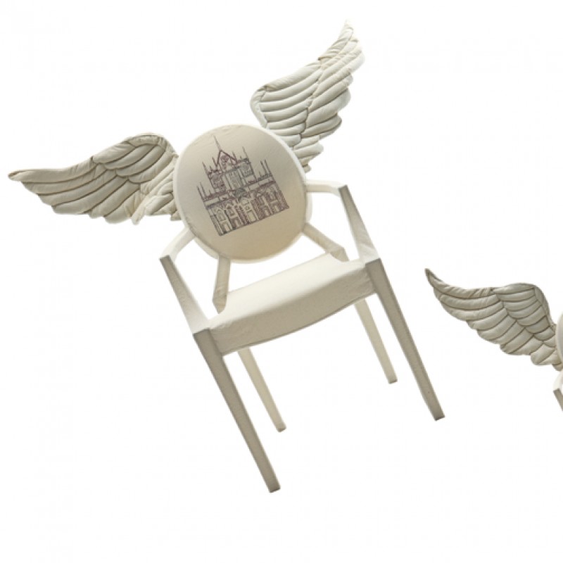 Coppia di sedie Louis Ghost e Lou Lou Ghost by Antonio Marras - Unique piece