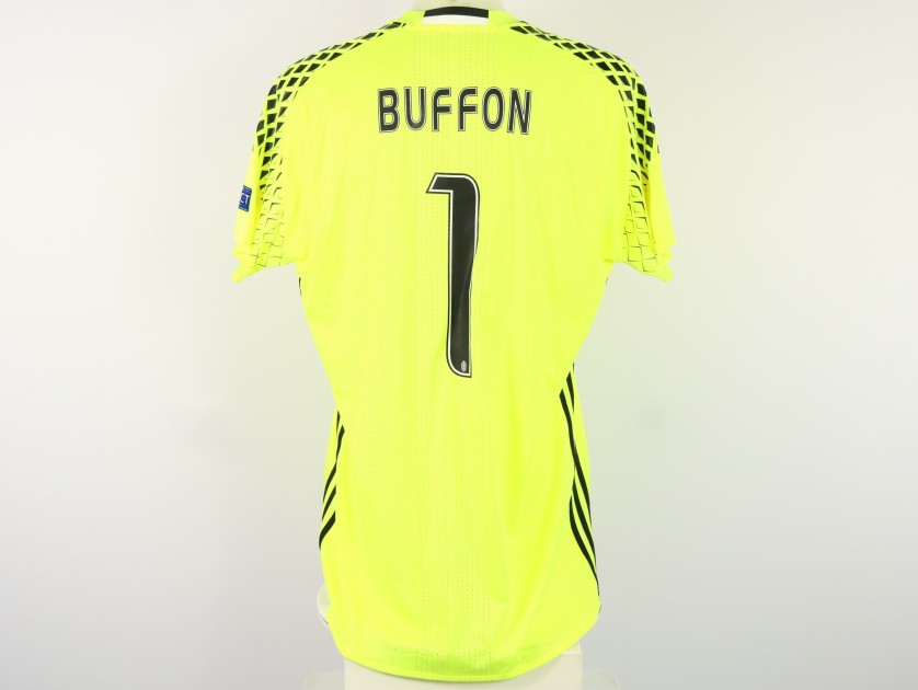 Buffon's Juventus Match-Issued Kit, UCL Final Cardiff 2017