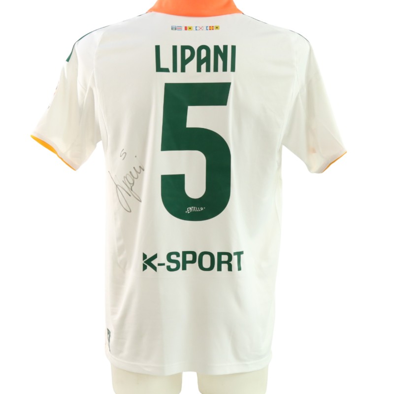 Lipani's Signed Issued Special Edition Shirt, Virtus Entella vs Palermo 2025
