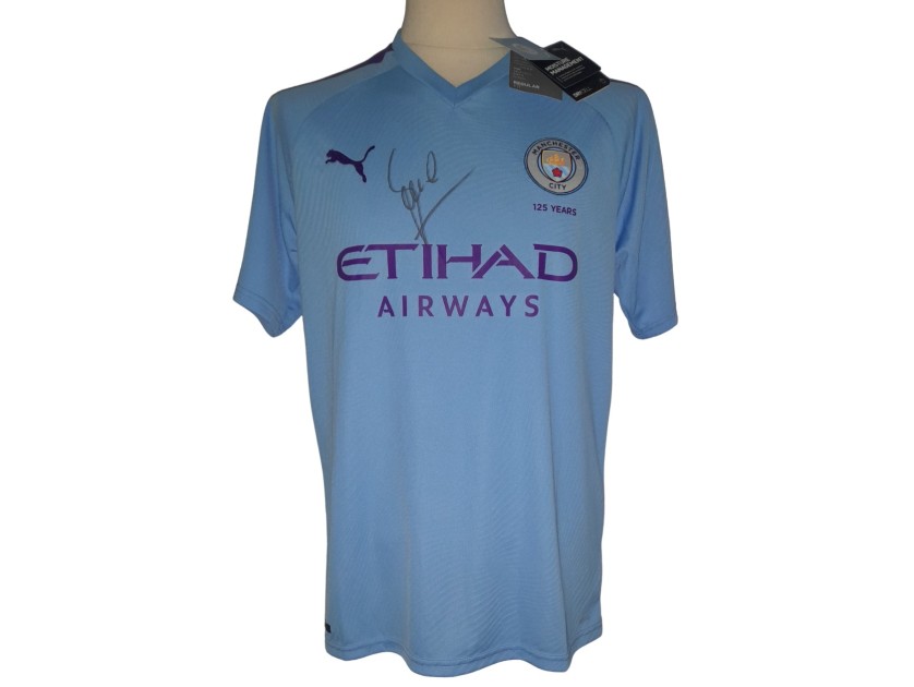 David Silva's Manchester City Official Signed Shirt
