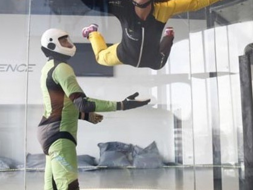 Indoor Skydiving with Luca Argentero