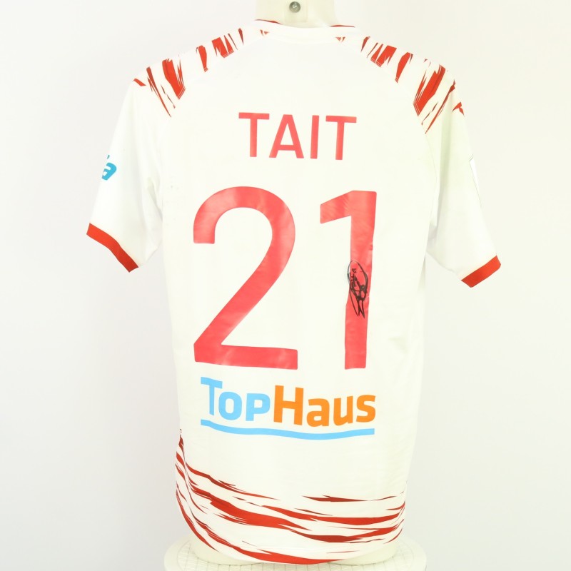 Tait's unwashed Signed Shirt, Sudtirol vs Ternana 2024 