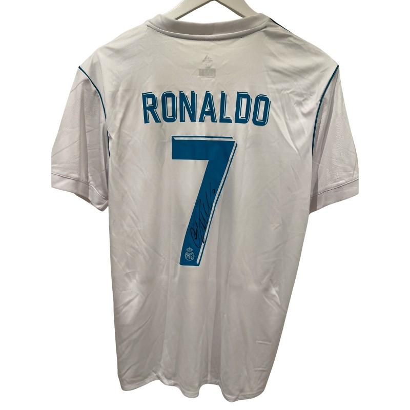 Cristiano Ronaldo's Real Madrid 2017/18 Signed Replica Shirt