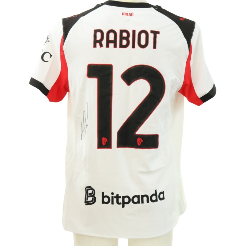 AC Milan Away Shirt Kit – Customized with Adrien Rabiot’s No. 12