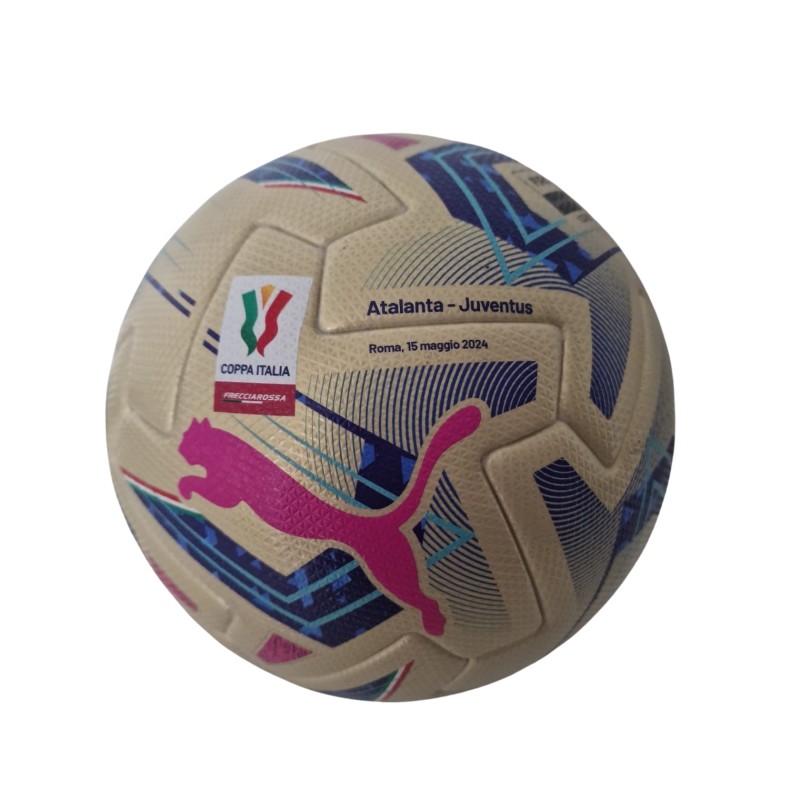 Pallone Match-Ball Unwashed Atalanta vs Juventus, Finale Coppa Italia 2024