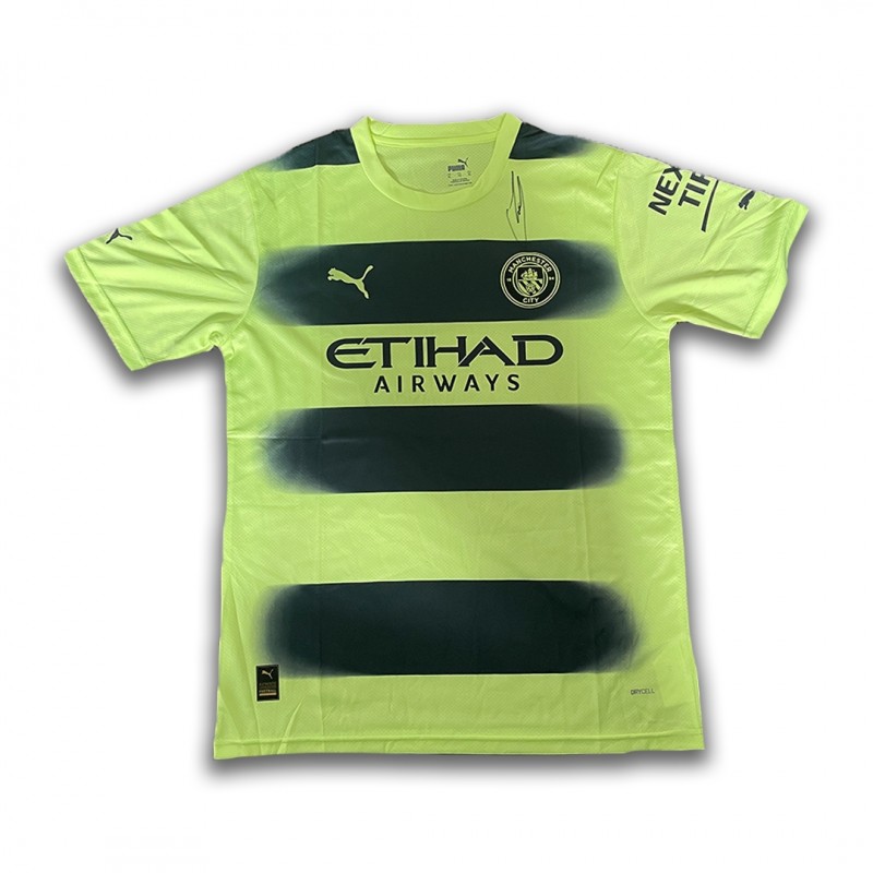 Kevin De Bruyne's Manchester City Signed Official Shirt