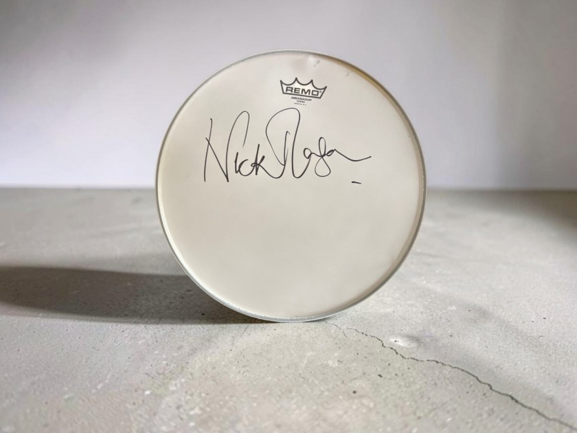 Nick Mason of Pink Floyd Signed Remo Drumskin