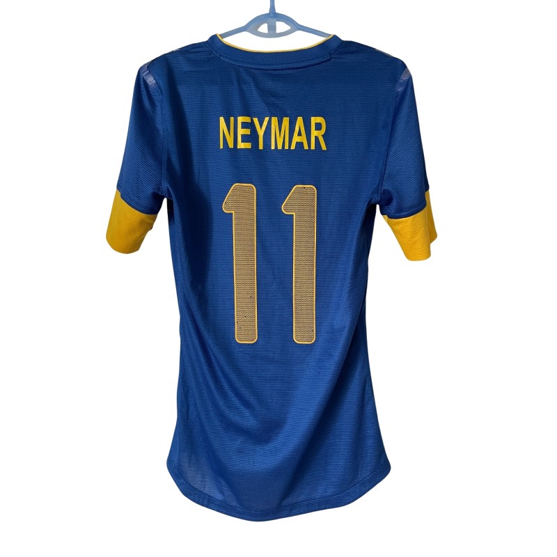 Neymar's Brazil Olympic 2022 Match Prepared Shirt