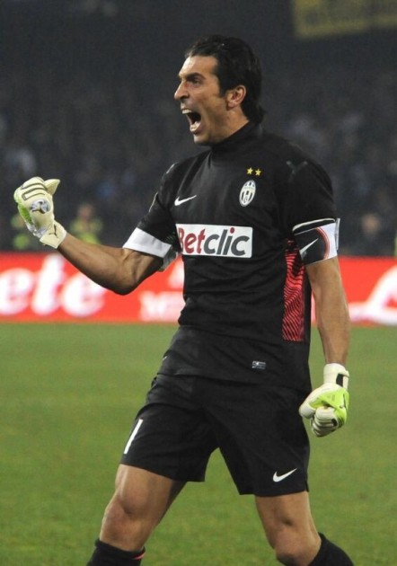 Buffon's Worn and Unwashed Shirt, Napoli-Juventus 2011