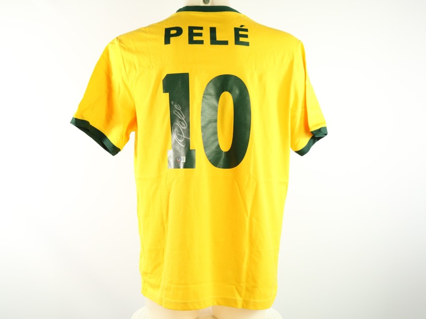 Pele Official Brazil Signed Shirt