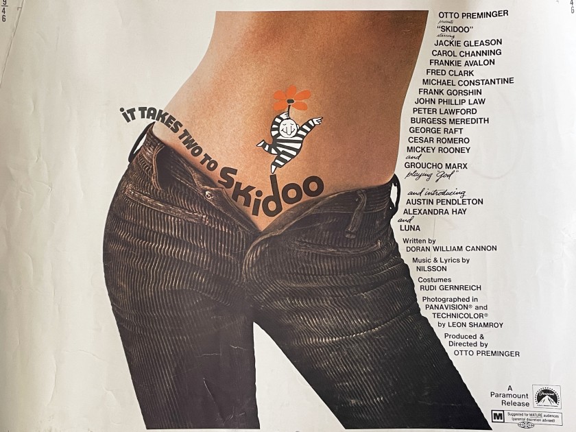 Skidoo (1968) – Locandina cinematografica d'epoca originale – Groucho Marx