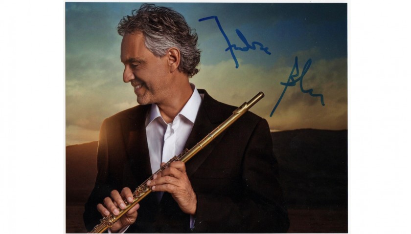 Signed Photograph of Andrea Bocelli