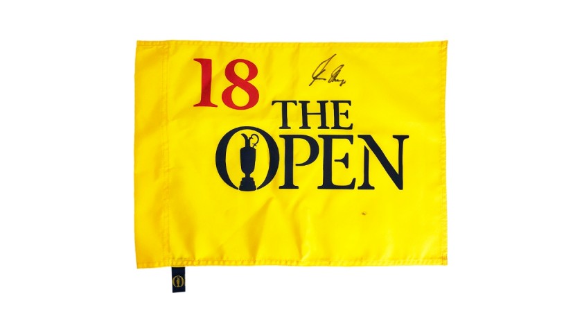 Gary Player Pin Flag - Golf Open Champion - Signed
