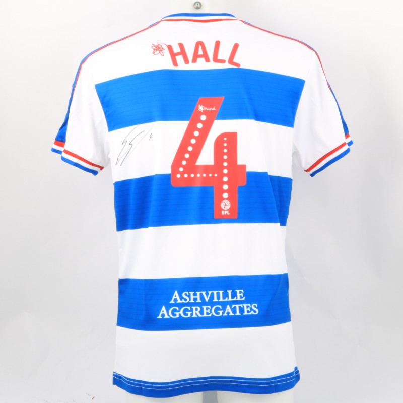 Hall's Queens Park Rangers Match-Issued Signed Poppy Shirt 