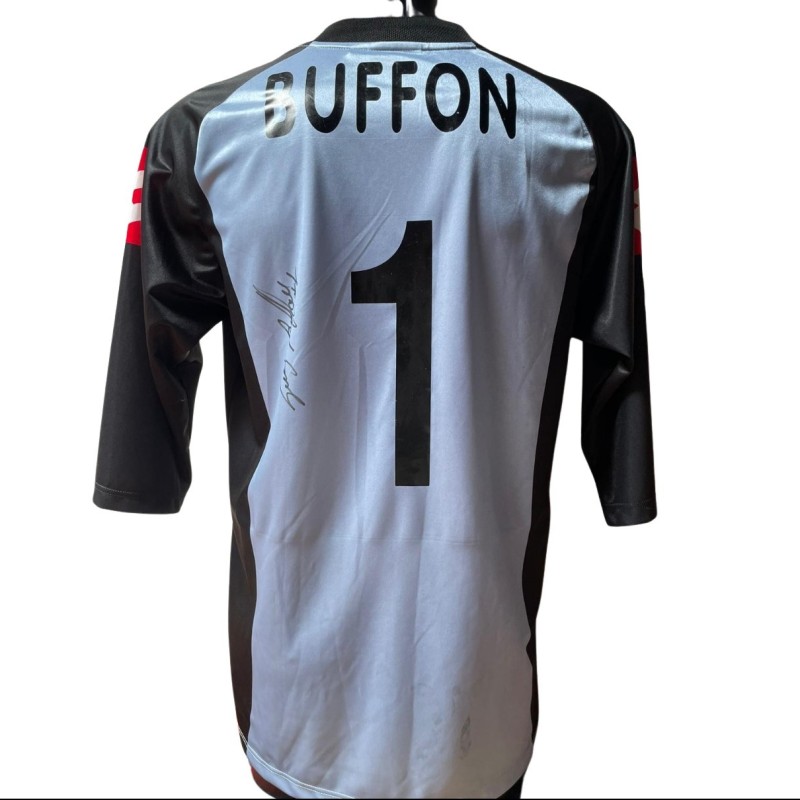 Buffon's Signed Match-Issued Shirt, Milan vs Juventus 2003