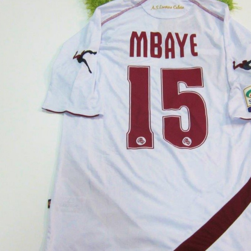 Maglia Mbaye Livorno, indossata Serie A 2013/2014