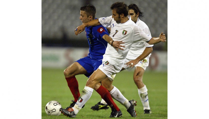 Del Piero's Italy Signed Match Shirt, 2003