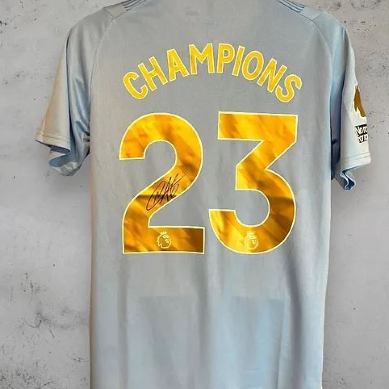Nathan Aké's Manchester City 2023/24 Signed Replica Shirt 