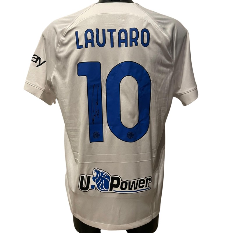 Maglia ufficiale Lautaro Inter 2023/24, "Tartarughe Ninja"- Autografata con video prova