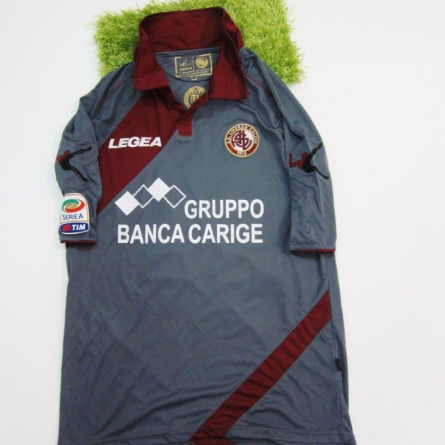 Benassi Livorno match worn shirt, Serie A 2013/2014 - signed