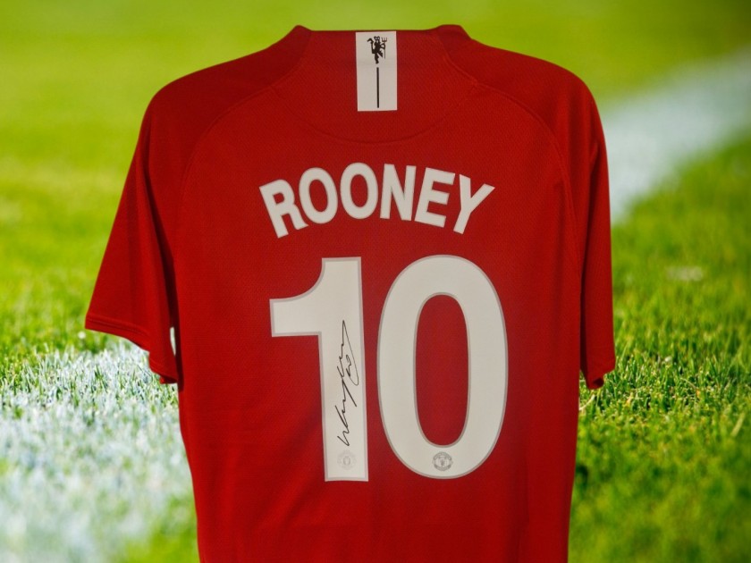Wayne Rooney Signed Manchester United 2008 Home Football Shirt