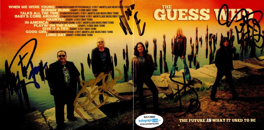 The Guess Who Signed The Future Is Cd Cover