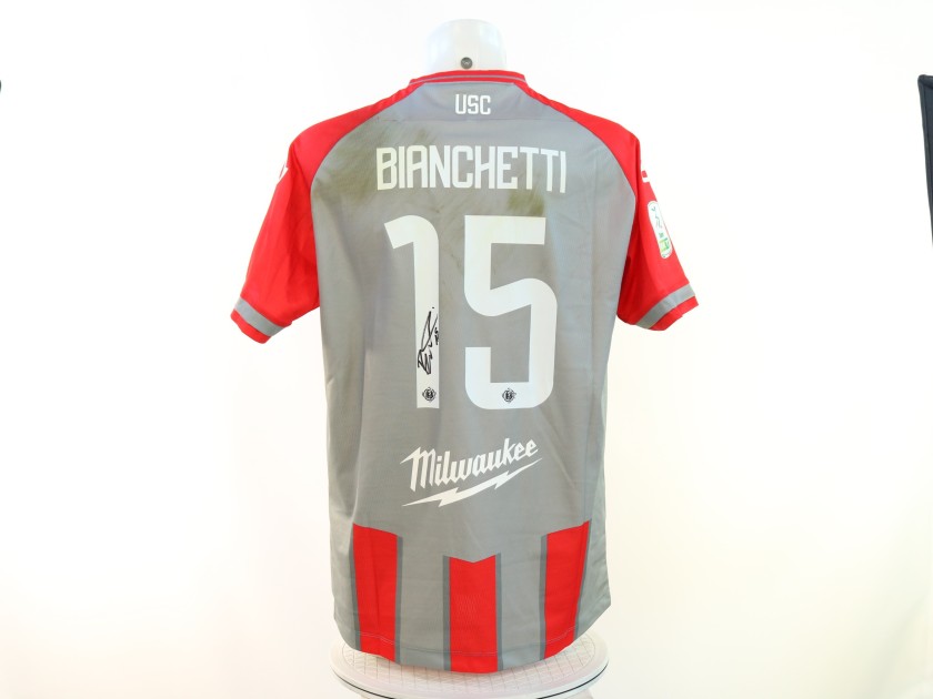 Maglia Bianchetti Unwashed, Cesena vs Cremonese 2024 - Autografata