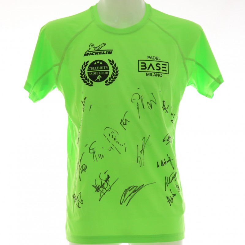 Official Michelin Celebrity Padel Tour T-Shirt Signed by the Players