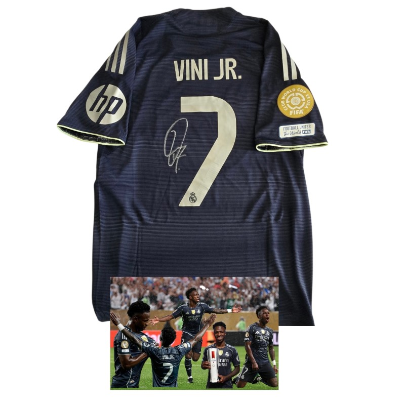 Vinicius Junior's Signed Match-Issued Shirt, Red Bull Salzburg vs Real Madrid FIFA Club World Cup 2025