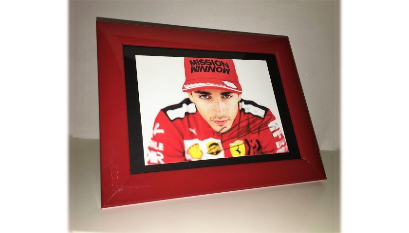 Charles Leclerc Signed Fan Card