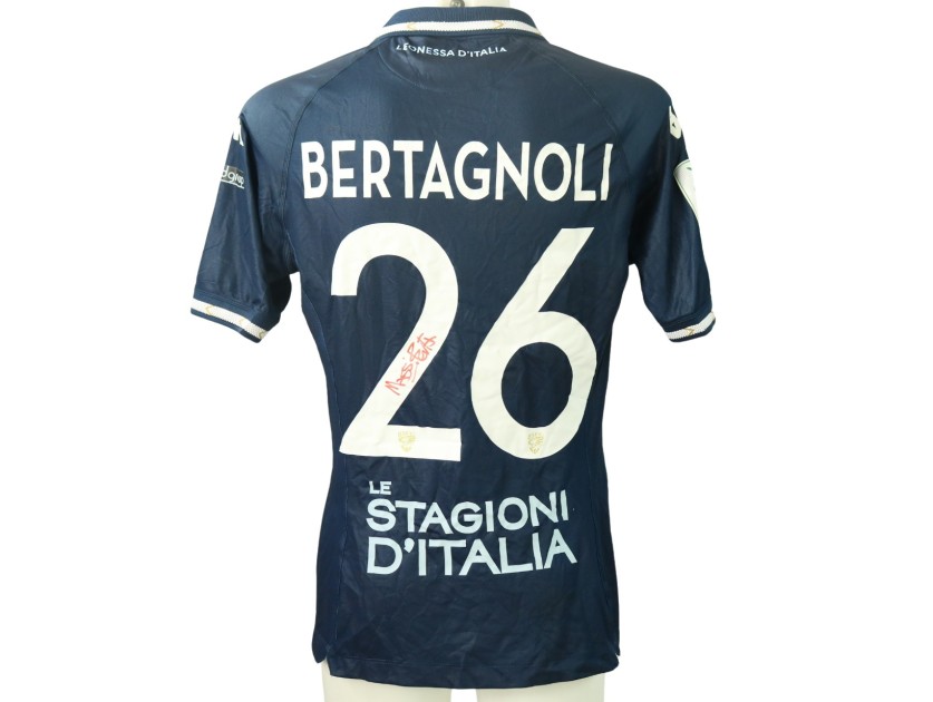 Maglia Bertagnoli unwashed Südtirol vs Brescia 2024 - Autografata