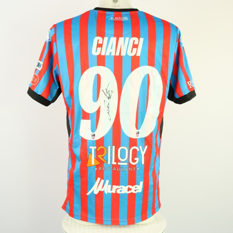 Cianci's unwashed Signed Shirt, Catania vs Benevento 2024 