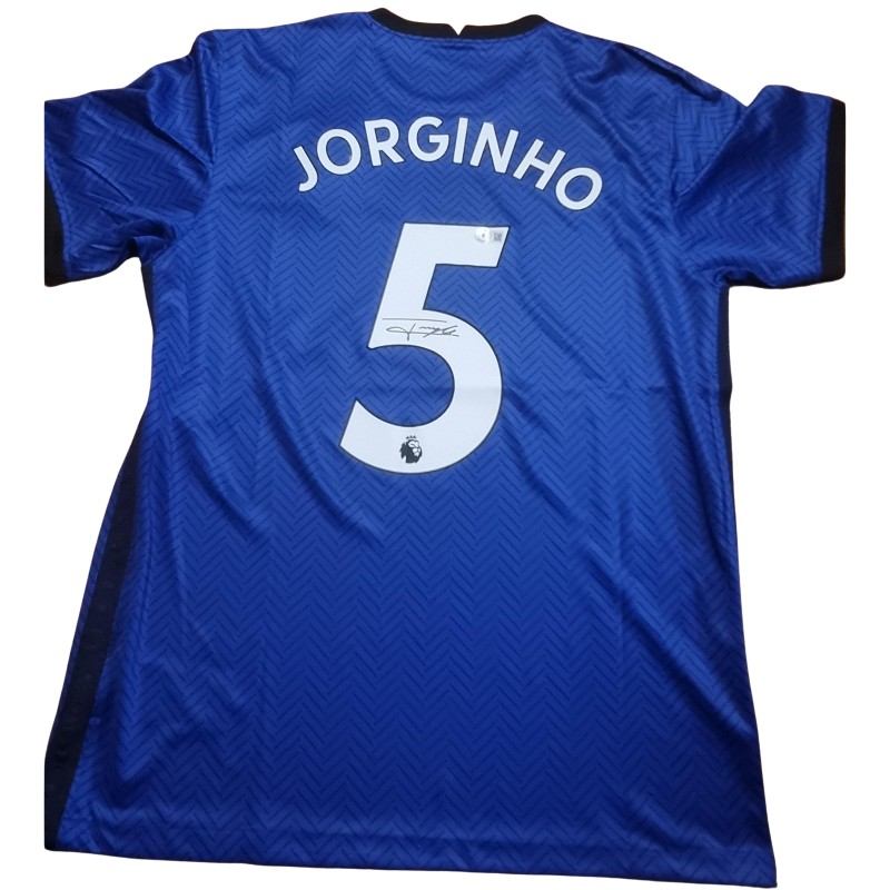 Maglia replica firmata da Jorginho per il Chelsea 2020/21